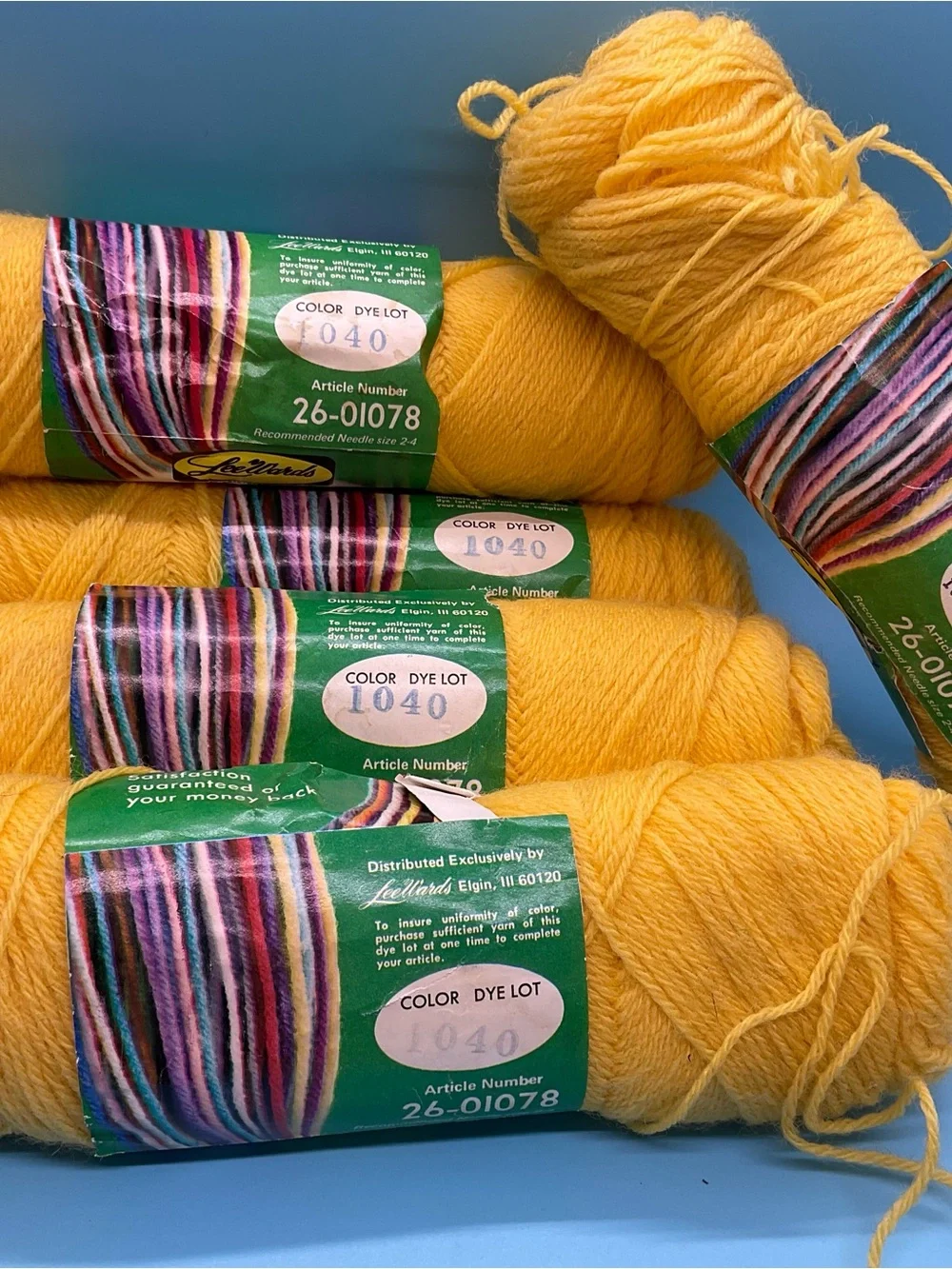 Lee Wards five skeins